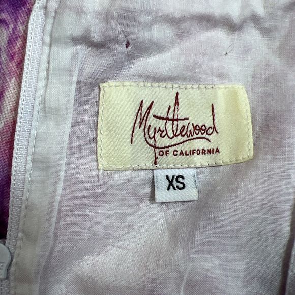 Modcloth Myrtlewood Pin Up Small Retro Pink Purple Dress Size XS - Picture 5 of 12